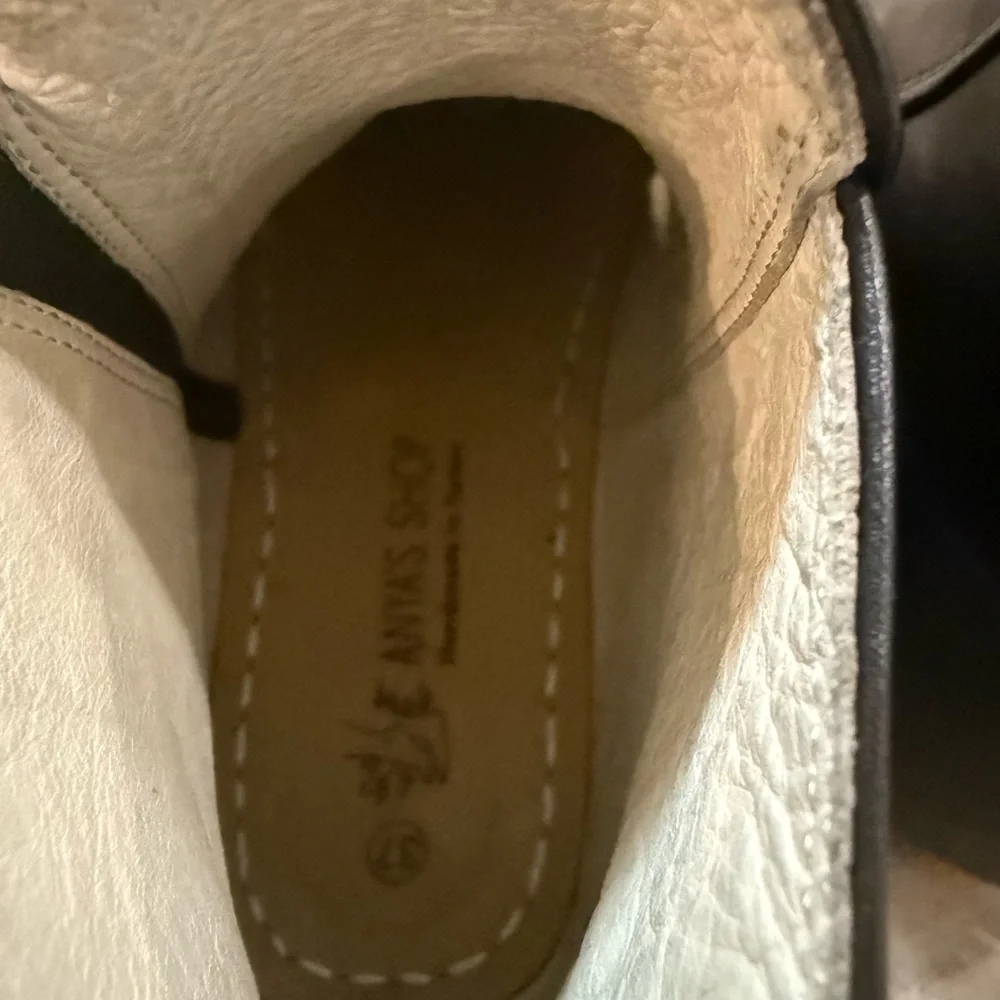 Black Ankle Boots Rosa Zipper boots barefoot shoes by Anya - Picture 11 of 13